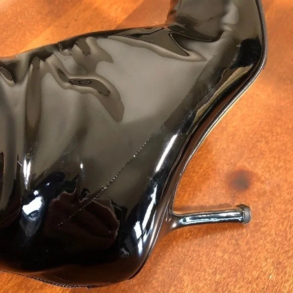 JIMMY CHOO | Black patent leather ankle bo… - Picture 15 of 16